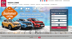 Desktop Screenshot of nissan-lomme.fr